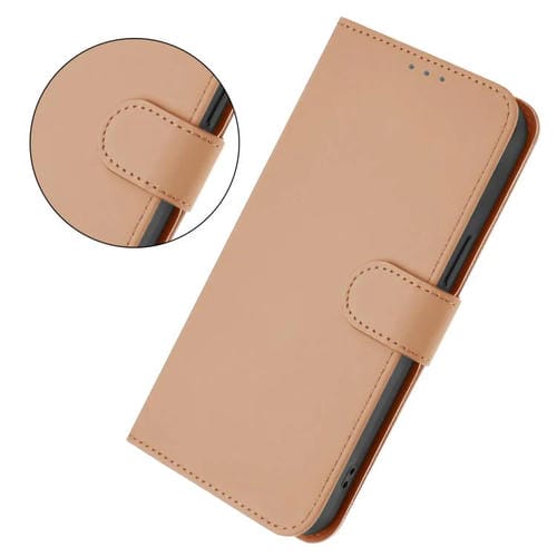 Funda de cuero con textura de piel y cordón para Infinix GT 30 Pro (color piel)