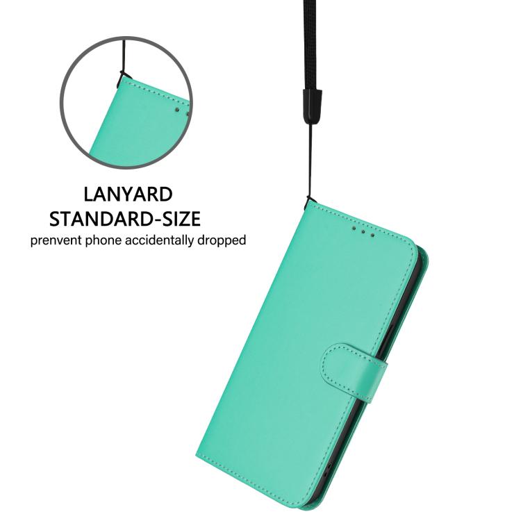 Funda de cuero con textura de piel y cordón para Infinix GT 30 Pro (verde)