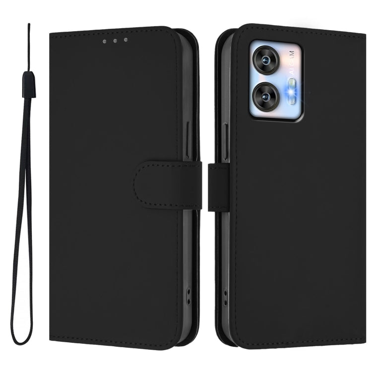Funda de Piel Sintética con Cordón para Teléfono Oukitel C35 (Negro)