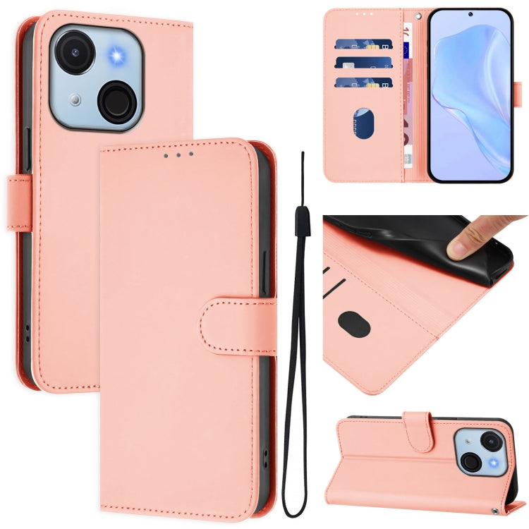 Funda Piel Sintética Itel A50C con Cordón Color Rosa