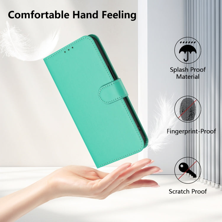 Funda para iPhone 16E Piel Tacto Suave con Cordón (Verde)