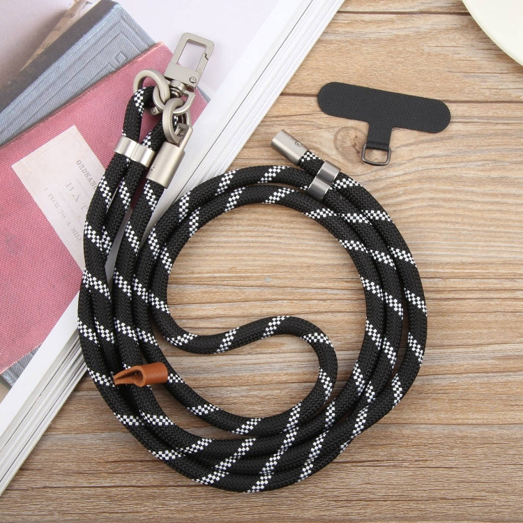 Cordón para cuello ajustable antipérdida con hebilla plateada 8mm para teléfono móvil (Verde)