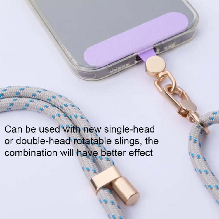 Junta de Fijación para Cordón de Teléfono Móvil con Rotación 360 Grados (Rosa)