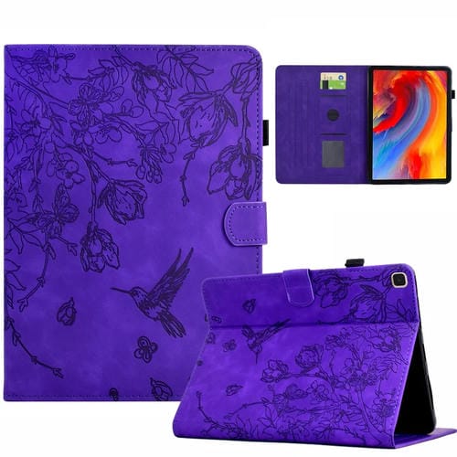 Funda para Tablet Samsung Galaxy Tab A7 10.4 T500 Inteligente Cuero Estampado (Morado)