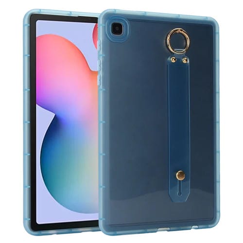Funda híbrida TPU Samsung Galaxy Tab S6 Lite 2024/2022 soporte pulsera (Azul)