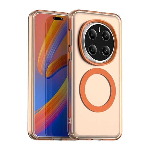 Funda híbrida TPU para PC Honor Magic7 Pro protección contra impactos y caídas (Naranja)