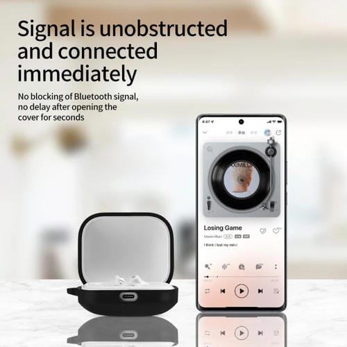 Funda Protectora de Silicona para Auriculares Xiaomi Redmi Buds 6 (Roja)