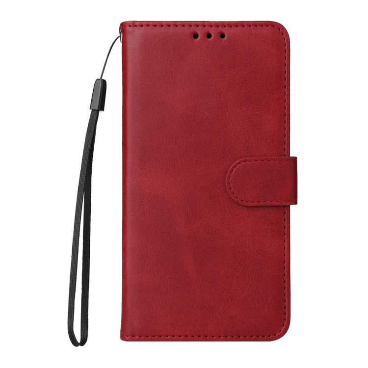 Funda Piel Sintética con Tapa para Tecno Camon 30S y 30S Pro (Rojo)