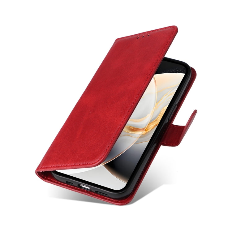 Funda Piel Sintética con Tapa para Tecno Camon 30S y 30S Pro (Rojo)