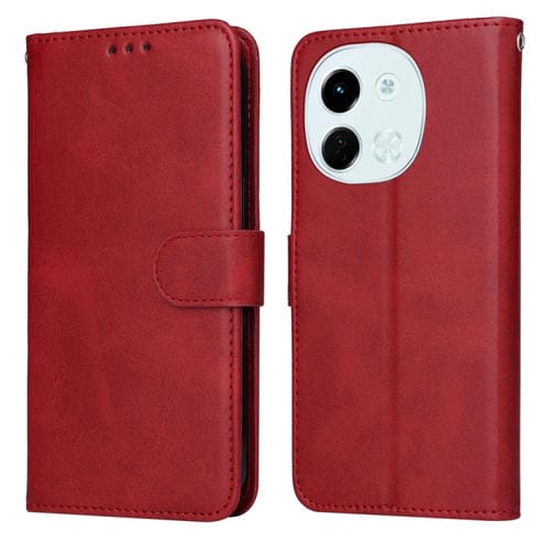 Funda Piel Sintética con Tapa para Tecno Spark 30 5G Pova 6 Neo 5G (Rojo)