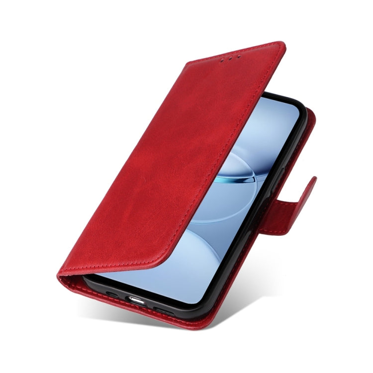 Funda Piel Sintética con Tapa para Tecno Spark 30 5G Pova 6 Neo 5G (Rojo)
