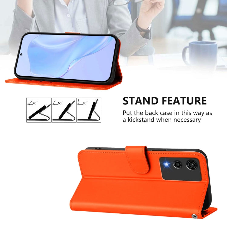 Funda de Piel Sintética con Cordón para Cubot A10 (Naranja)