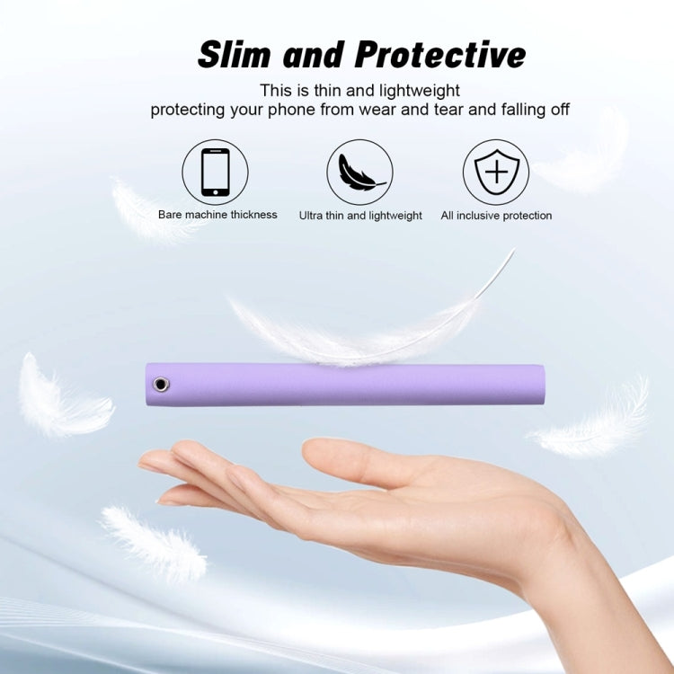 Funda de Cuero Ultrafina con Hebilla Magnética para iPhone 16E (Morado)