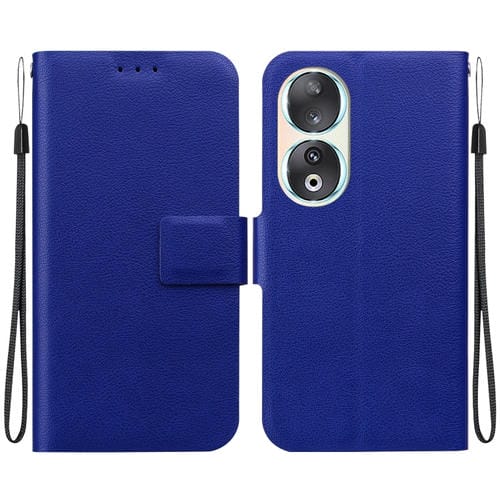 Funda de Cuero Ultrafina con Hebilla Magnética para Honor 90 (Azul)