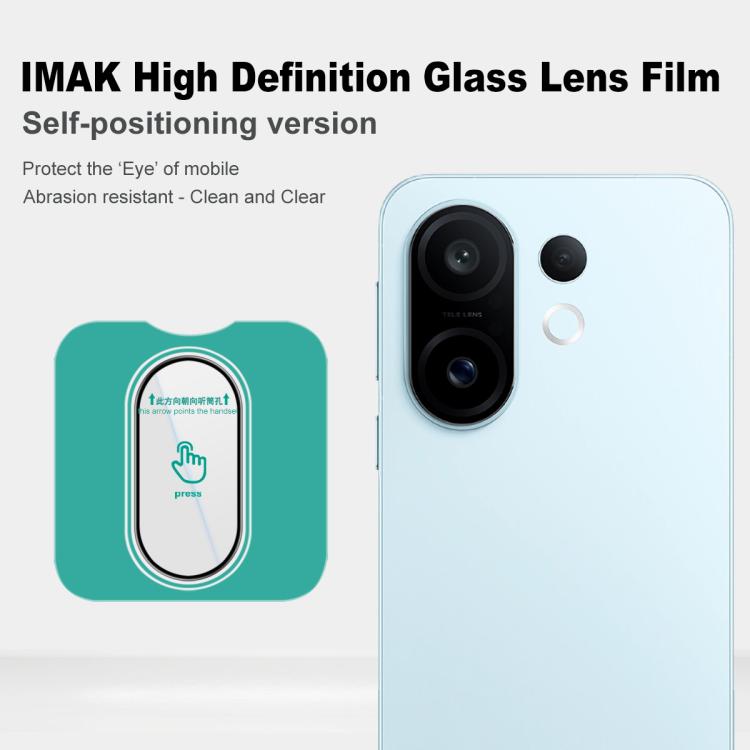 Película de lente de cámara trasera de vidrio imak HD para vivo S30 Pro mini 5G, versión de autoposicionamiento