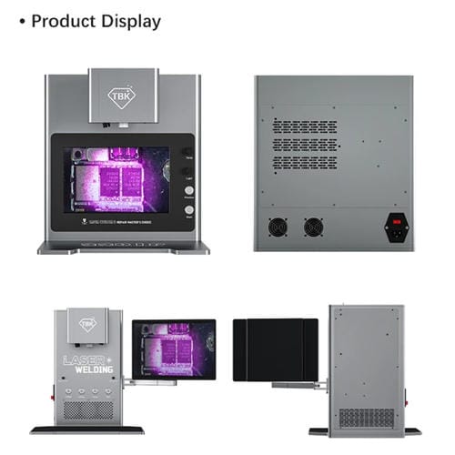 Thermostatic Infrared Laser Welding Machine Intelligent Tbk 2201P with Built-in HD Camera LCD British Plug