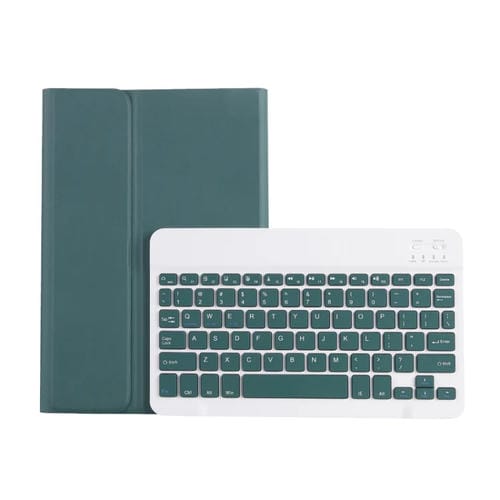 Funda de Cuero para Tableta Xiaomi Pad 7 / 7 Pro con Teclado Bluetooth Desmontable Ultrafino (Verde Oscuro)