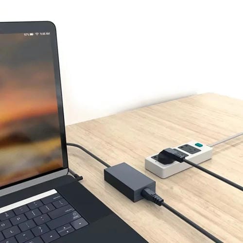 Cable de Alimentación para Ordenador con Enchufe Europeo de 3 Pines, 3 Metros (Negro)