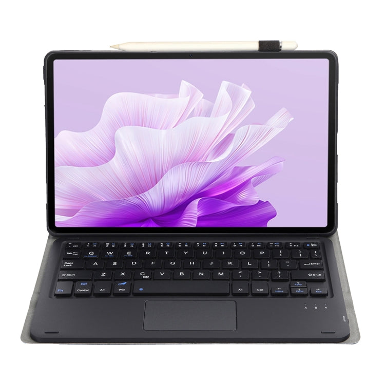 Funda de Cuero para Tableta Huawei Matepad 11.5 S (2024) con Teclado Bluetooth Desmontable y Panel Táctil (Negro)