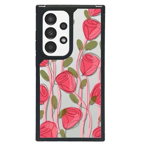 Funda para teléfono Samsung Galaxy A13/A04S diseño artístico cobertura total (Tulip Camellia C)