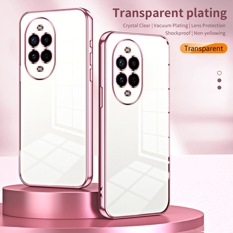 Funda para Teléfono Huawei Nova 13 Pro con Orificios Finos y Revestimiento Transparente (Morado)