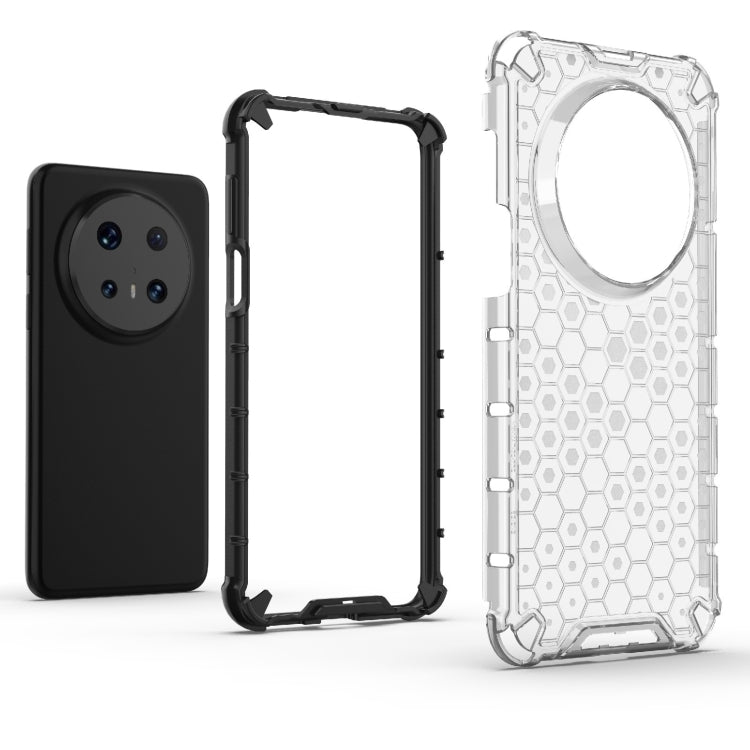 Funda para Teléfono Huawei Mate 70 5G a Prueba de Golpes con Diseño Panal de Abeja (Verde)