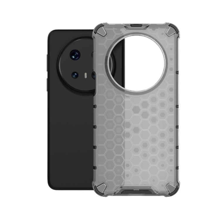 Funda para Teléfono Huawei Mate 70 Pro 5G a Prueba de Golpes con Diseño Panal de Abeja (Negra)