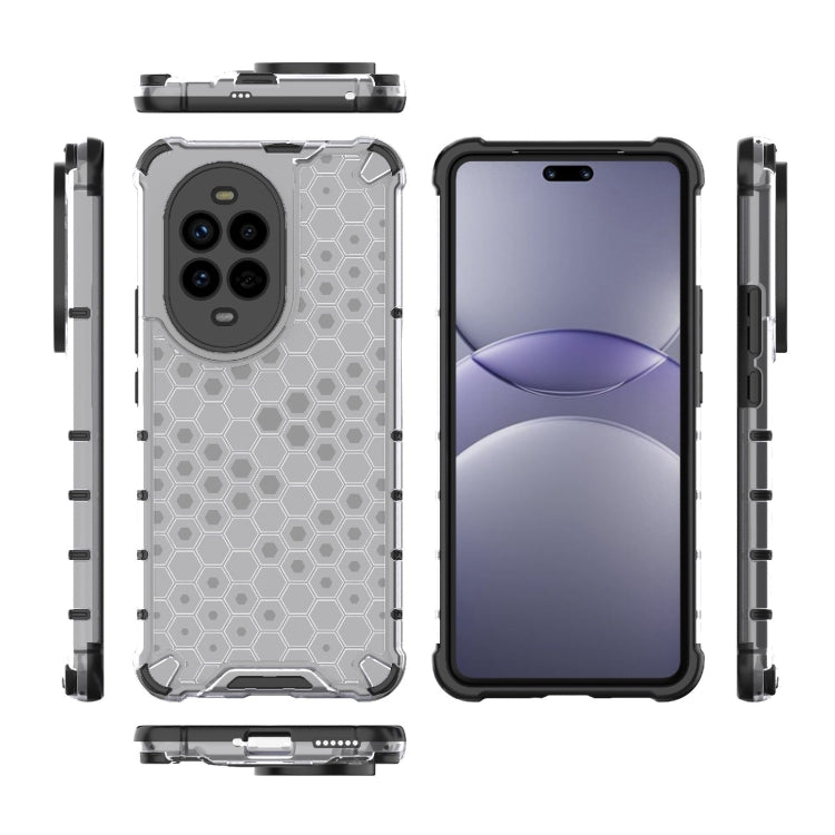Funda para Teléfono Huawei Nova 13 Pro 5G a Prueba de Golpes con Diseño Panal de Abeja (Blanca)