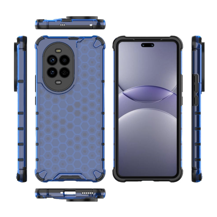 Funda para Teléfono Huawei Nova 13 Pro 5G a Prueba de Golpes con Diseño Panal de Abeja (Azul)