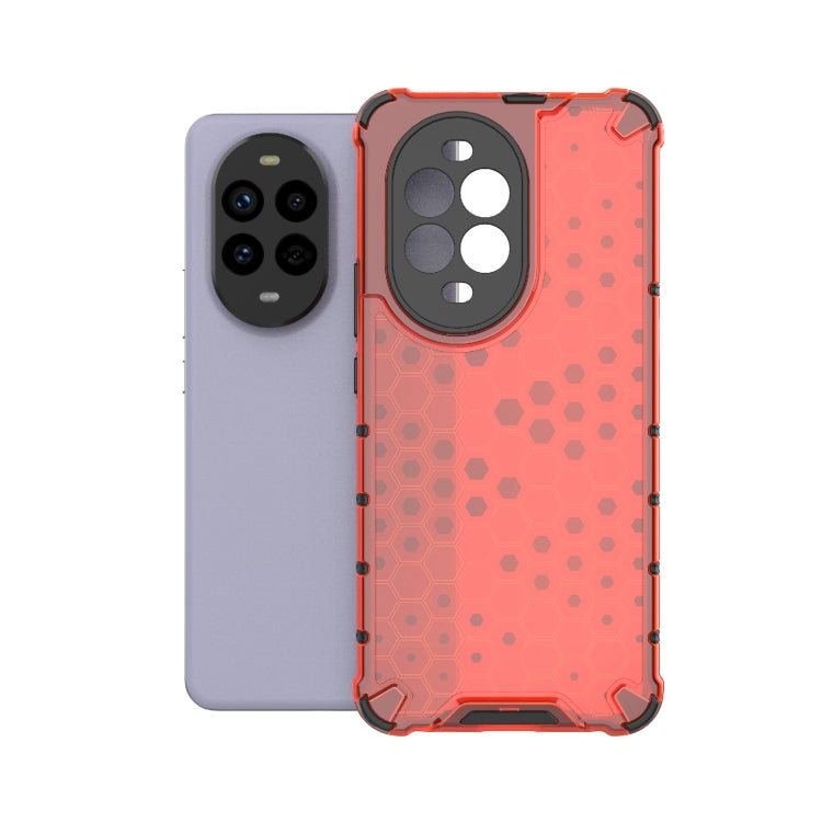 Funda para Teléfono Huawei Nova 13 Pro 5G a Prueba de Golpes con Diseño Panal de Abeja (Roja)