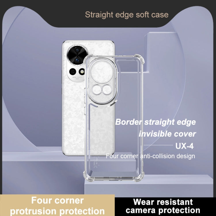 Funda Imak Ux-4 Transparente para Huawei Nova 12 Pro y 12 Ultra con Esquinas Antigolpes