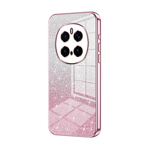 Funda para Teléfono Honor Magic7 Pro Acabado Galvanizado en Polvo con Purpurina Degradada (Rosa)