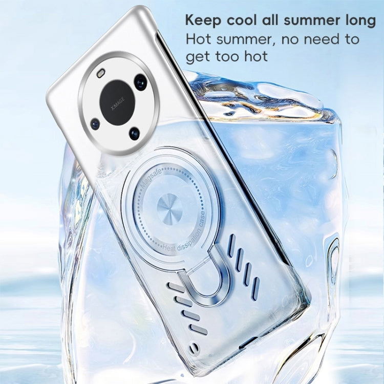 Funda para Teléfono Huawei Mate 60 Ice Sense Series con Soporte Magsafe y Refrigeración de Grafeno (Negra)
