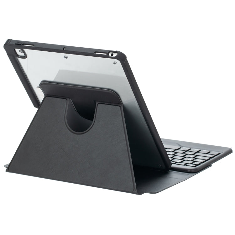 Funda con Teclado Bluetooth Cuero iPad Pro 11 2024 Rotación 360 (Negro)