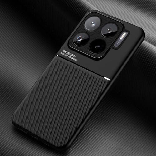 Funda híbrida de TPU y policarbonato con diseño magnético para Xiaomi 15S Pro (negro)