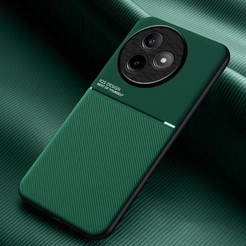 Funda híbrida de TPU y policarbonato con diseño de tira inclinable para Redmi K80 Ultra (verde)