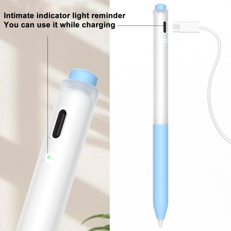 Funda Protectora Silicona Transparente para Lápiz Óptico Redmi Smart Pen 2 Unidades (Blanca)