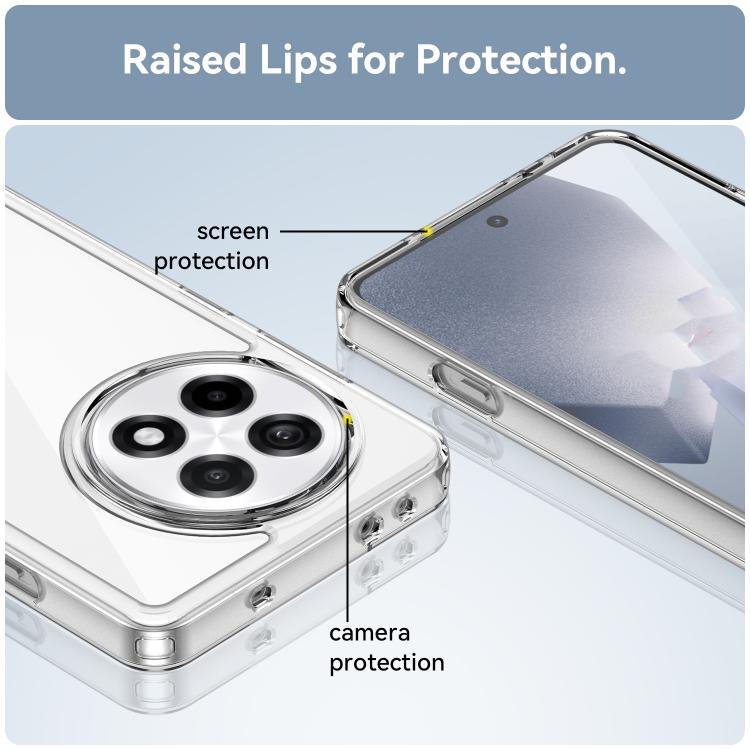 Funda Híbrida Acrílico y TPU OnePlus 13R Serie Colorida (Transparente)