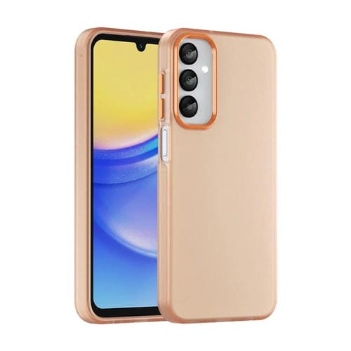 Funda para Teléfono Samsung Galaxy A15 4G Cobertura Total Híbrida TPU y PC (Naranja)