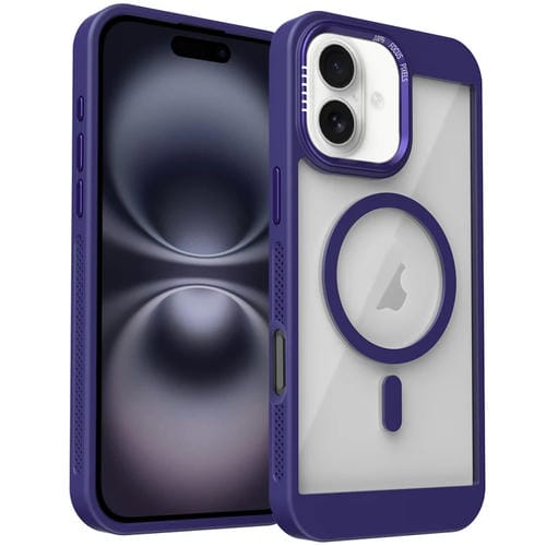 Funda para Teléfono con Sistema de Refrigeración Honeycomb Magsafe para iPhone 16 Plus (Morado)