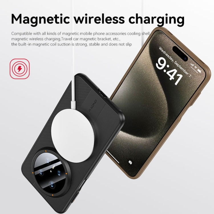 Funda para Teléfono Huawei Mate 70 con Soporte Magsafe y Refrigeración (Gris Oscuro)