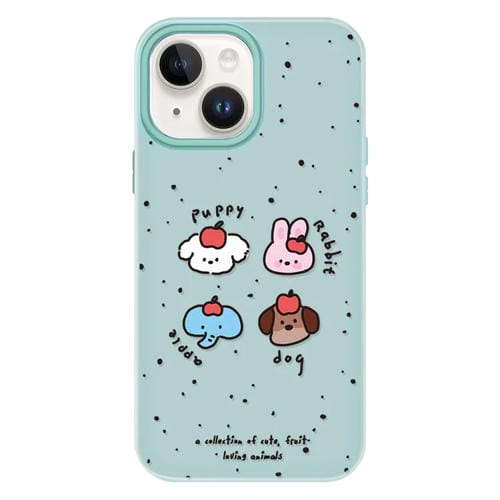 Funda Híbrida TPU y PC para iPhone 14 Tacto Sedoso y Gelatinoso (Verde)