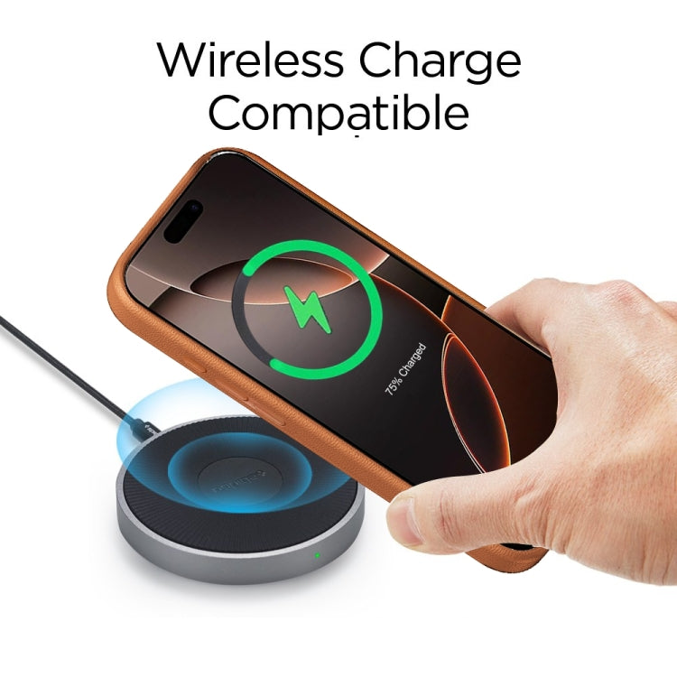 Funda híbrida Acrílico TPU con textura de Lichi para iPhone 12 Pro (Negra)