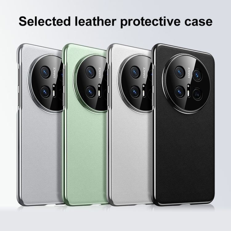 Funda de Cuero para Huawei Mate 70 Rs Ultimate a Prueba de Golpes (Gris)