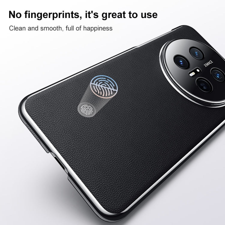 Funda de Cuero para Huawei Mate 70 Rs Ultimate a Prueba de Golpes (Gris)