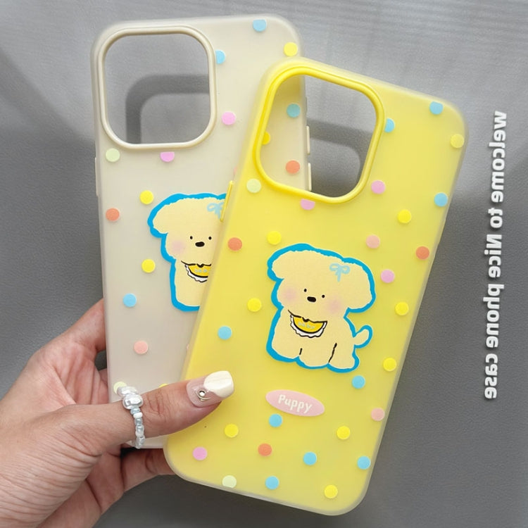 Funda híbrida TPU y PC iPhone 13 Pro Tacto de piel (Paraguas Verde Claro)