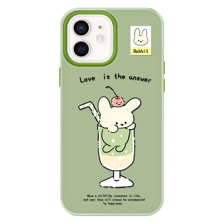 Funda Híbrida TPU Policarbonato para iPhone 11 Tacto Sedoso (Verde)