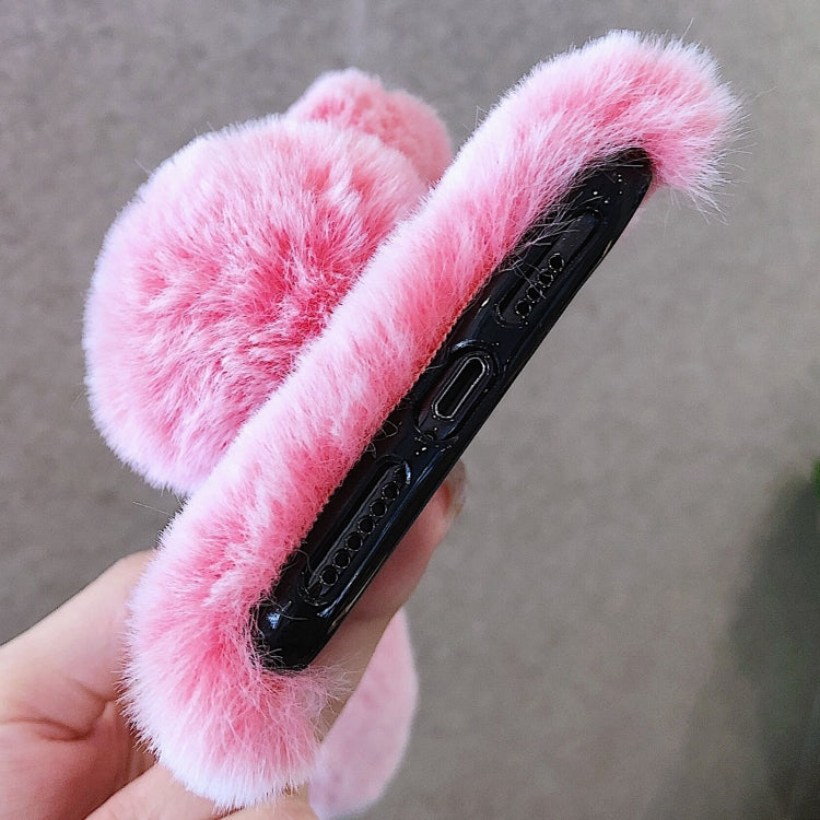 Funda para Teléfono Apple iPhone 14 Pro Cobertura Total Conejo Orejas Largas 3D (Rosa)