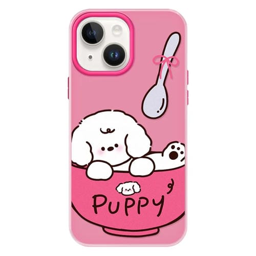 Funda híbrida TPU y PC iPhone 14 Tacto Sedoso y Gelatinoso (Rosa)