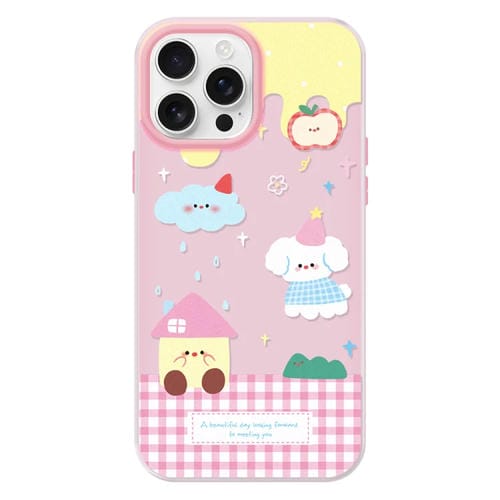 Funda híbrida TPU Policarbonato iPhone 11 Pro Max con tacto sedoso (Rosa Clima)
